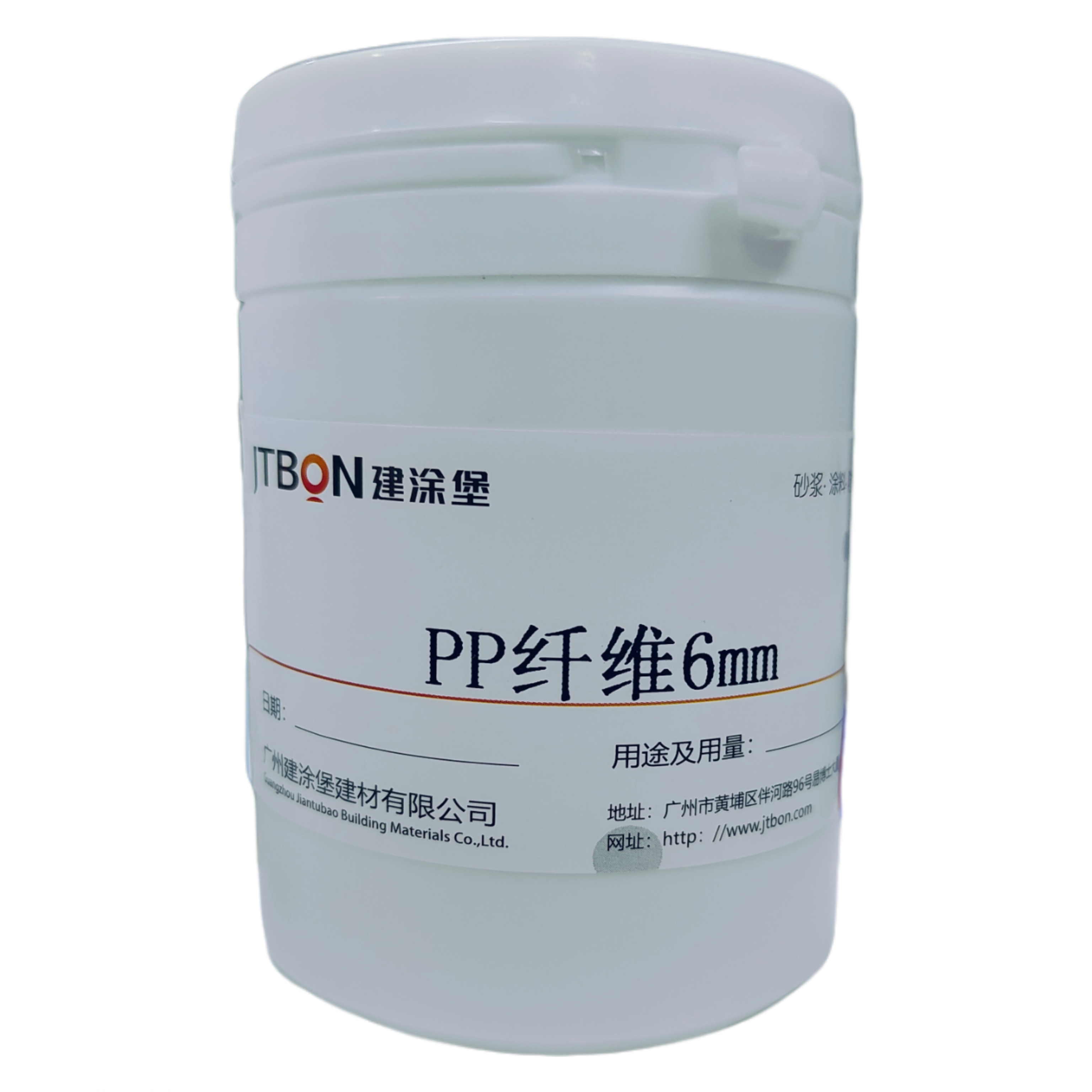 JTBON ® 聚丙烯(PP)纤维 6mm